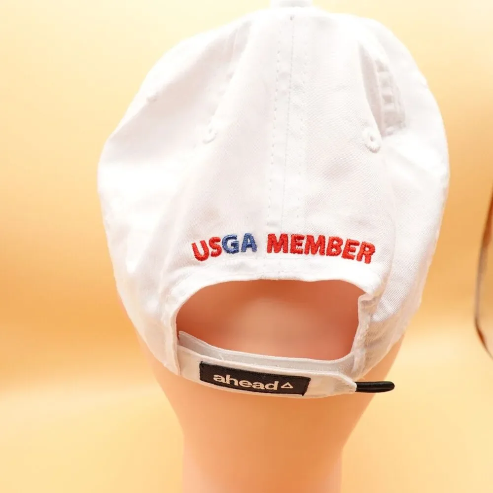 Pinehurst CC Hat Cap 124th US Open Ahead Golf PGA USGA Adjustable White